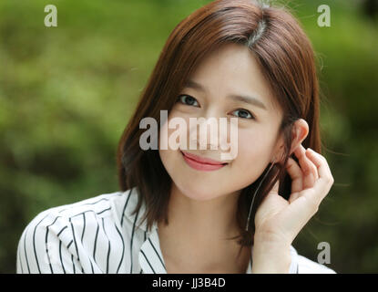 S. Korean actress Lee Elijah South Korean actress Lee Elijah poses for