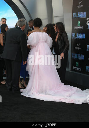 Hollywood, Ca. 17th July, 2017. Rihanna, At Premiere Of EuropaCorp And STX Entertainment's 'Valerian And The City Of A Thousand Planets' At TCL Chinese Theatre IMAX In California on July 17, 2017.Credit: Fs/Media Punch/Alamy Live News Stock Photo