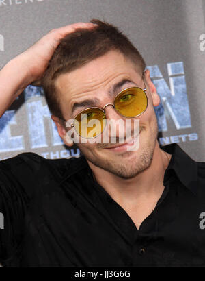 Los Angeles, CA, USA. 17th July, 2017.  Kendall Schmidt. Valerian and the City of a Thousand Planets World Premiere held at TCL Chinese Theatre in Hollywood. Photo Credit: AdMedia Credit: AdMedia/ZUMA Wire/Alamy Live News Stock Photo