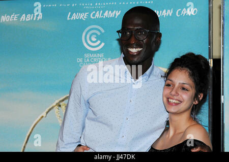 June 12th, 2017 - Paris  Cast Members attend the Ava Film Premiere. Stock Photo