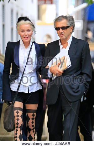 Daphne Guiness and Bernard-Henri Levy. Daphne Guiness and Stock Photo ...