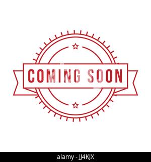 Coming Soon vintage stamp sign vector Stock Vector