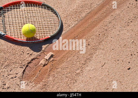 Tennis, Marbles, Racket, São Paulo, Brazil Stock Photo