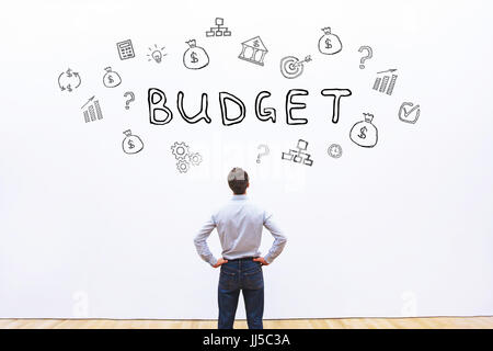 budget concept, financial planning in business company Stock Photo