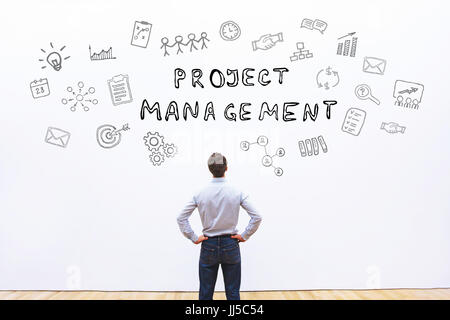 project management concept Stock Photo