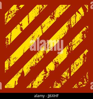 Danger warning grunge red background Stock Vector