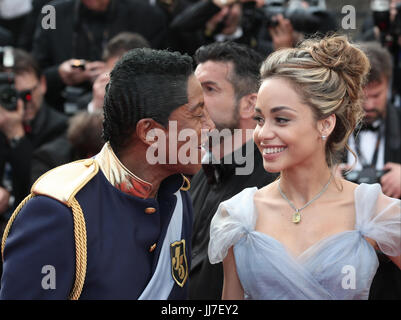 Jermaine Jackson attends The Beguiled screening during the 70th annual Cannes Film Festival at Palais des Festivals on May 24, 2017 in Cannes, France. Stock Photo