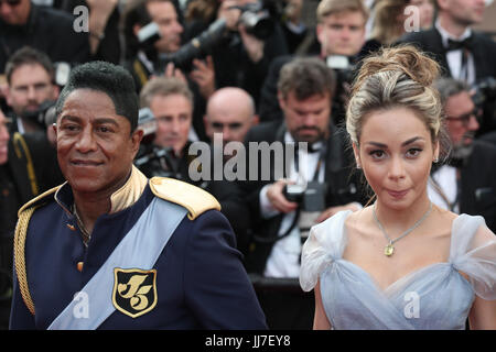 Jermaine Jackson attends The Beguiled screening during the 70th annual Cannes Film Festival at Palais des Festivals on May 24, 2017 in Cannes, France. Stock Photo