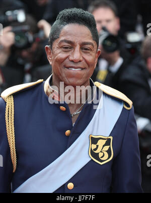 Jermaine Jackson attends the The Beguiled screening during the 70th annual Cannes Film Festival at Palais des Festivals on May 24, 2017 in Cannes, France. Stock Photo