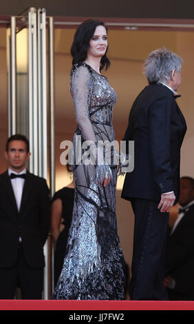 Eva Green attends Based on a True Story premiere during the 70th annual Cannes Film Festival at Palais des Festivals on May 27, 2017 in Cannes, France. Stock Photo