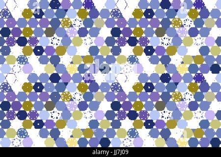 seamless patchwork tile with Victorian motives in blue and beige art Stock Vector