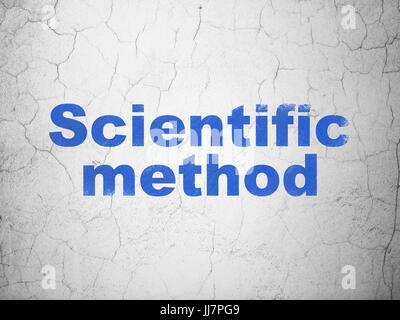 Science concept: Scientific Method on wall background Stock Photo