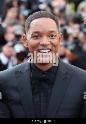 Will Smith attends the Closing Ceremony during the 70th annual Cannes Film Festival at Palais des Festivals on May 28, 2017 in Cannes, France. Stock Photo