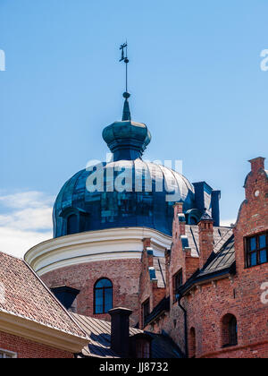 The top of one of Gripsholm Castle's towers. Stock Photo