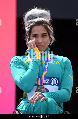 Australia's Madison de Rozario with her bronze medal in the Women's ...