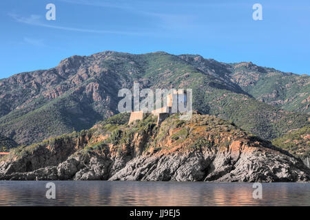 Tour de Girolata, La Scandola, Nature Reserve, Porto, Corsica, France Stock Photo