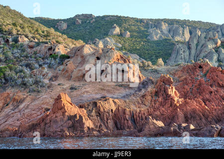 La Scandola, Nature Reserve, Porto, Corsica, France Stock Photo