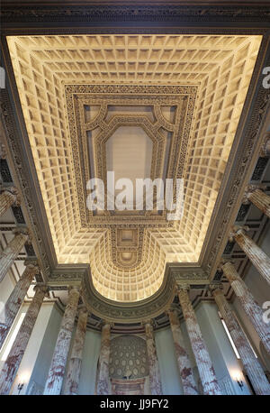 Marble Hall, Holkham Hall, Norfolk, England, UK Stock Photo - Alamy