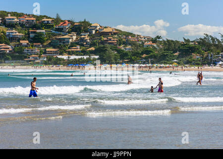 Praia de Geribá in Armação de Búzios, Rio de Janeiro, Brazil Stock Photo