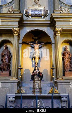 MALAGA, ANDALUCIA/SPAIN - JULY 5 : Interior View of the Cathedral of the Incarnation in Malaga Costa del Sol Spain on July 5, 2017 Stock Photo