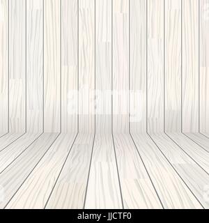 vector wooden texture empty room background Stock Vector