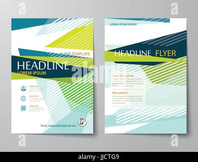 vector abstract low polygon templates for flyer brochure flat design Stock Vector