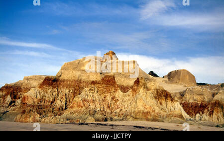 Cliffs of the beaches of Quixaba, Ceará, Brazil Stock Photo