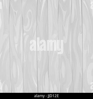 Vector white retro wood textured background with vertical planks, grunge vintage wooden texture timbers Stock Vector