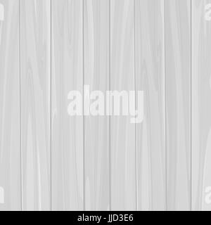 Vector white retro wood textured background with vertical planks, grunge vintage wooden texture timbers Stock Vector