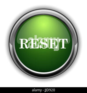 Reset icon. Reset website button on white background Stock Photo