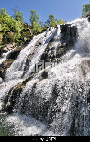 Waterfall, Caozo Gorge , Garganta Bonal. Jerte Valley. Caceres ...