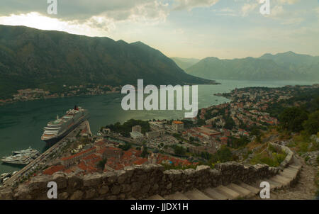 Montenegro. Bay of Kotor Stock Photo