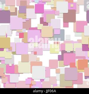 Seamless abstract square pattern background - vector graphic design from squares Stock Vector
