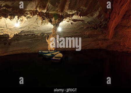 Aen cave in Laos Stock Photo