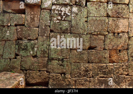 Pile Stone, Stacking of Ancient Age Rock from from Ankor Wat Stock Photo