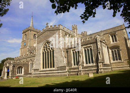 St Mary the Virgin parish Church, Ware , Hertfordshire, England Stock Photo