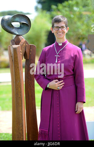 Picture shows The Bishop of Stockport, the Right Reverend Libby Lane,  first woman to be consecrated a bishop of the Church of England. Stock Photo