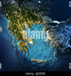 Greece and west Turkey Stock Photo