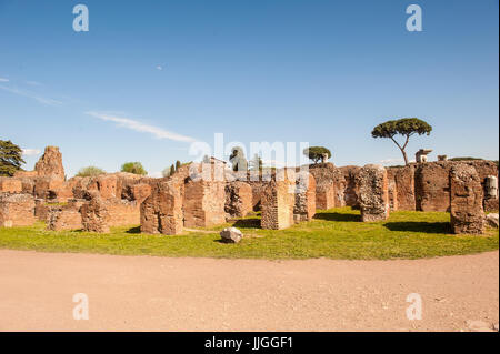 Domus Augustana, imperial palace built by the emperor Domitian (51-96) on the Palatine Hill Rome, Lazio, Italy, Europe Stock Photo