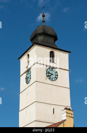The Council Tower (Turnul Sfatului), Sibiu, Romania Stock Photo