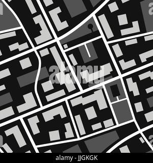 Map seamless pattern Stock Vector