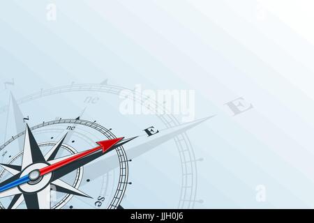 compass east background Stock Vector