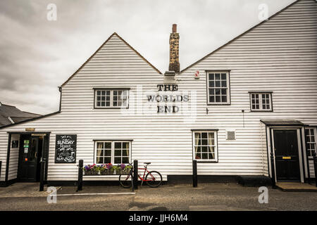 The World's End public house in Tilbury, Essex, UK Stock Photo
