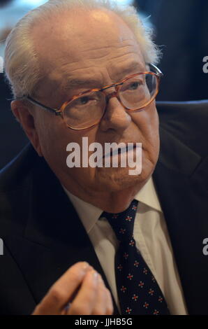 Jean-Marie Le Pen attends XVth National Front Congress in Lyon (France) Stock Photo