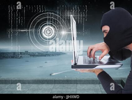 3d Hacker Code Stock Photo