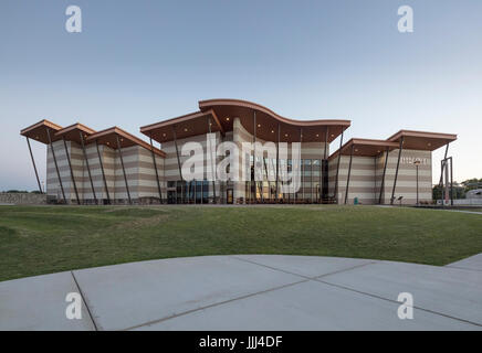 The Hanford Reach Interpretive Center, also known as The Reach Museum, Richland, Washington. Stock Photo