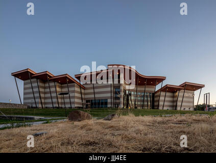 The Hanford Reach Interpretive Center, also known as The Reach Museum, Richland, Washington. Stock Photo