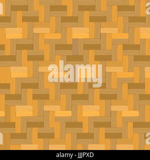 Wooden weave, Bamboo basket texture background vector illustration. Stock Vector