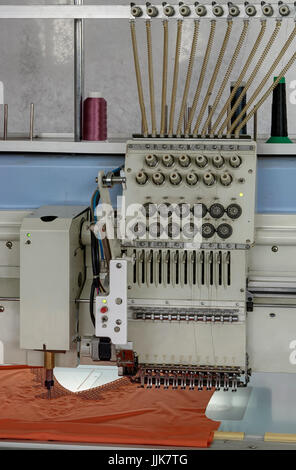 industrial textile machines Stock Photo