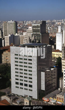 Valley of the Anhangabaú; Boston Bank; Sao Paulo; Brazil Stock Photo